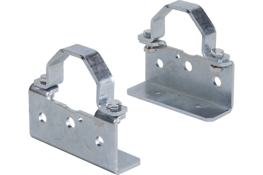 Set of brackets for horizontal pole mounting Ø 60 mm