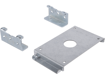 Kit with bracket for ceiling mounting