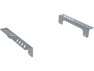 Coppia di supporti in acciaio inox AISI 304 montaggio diretto a vite