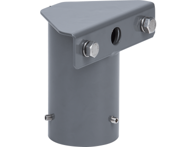 Universal mount for pole head installation and pole projecting arm bracket Ø 60 mm and Ø 76 mm