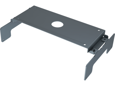 Kit with bracket for ceiling mounting