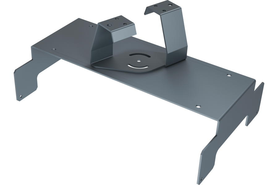 0 - 90° adjustable bracket for mounting on double chain