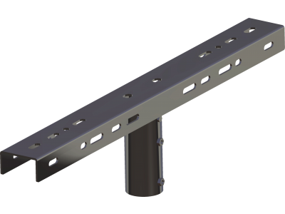 Cross beam for pole-top mounting 2 or 4 XTIGUA-EX floodlights