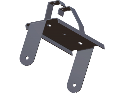 0 - 90° adjustable bracket for mounting on double chain