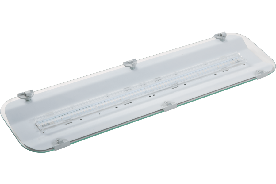 LED reflector with glass diffuser for retrofit