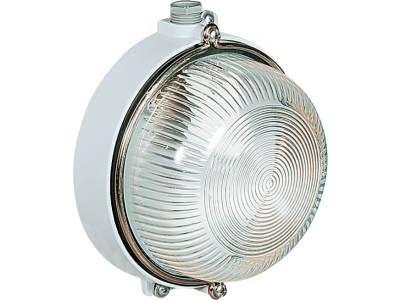 Round light fixtures in aluminium alloy with glass diffuser IP66