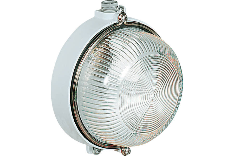 Round light fixtures in aluminium alloy with glass diffuser IP66