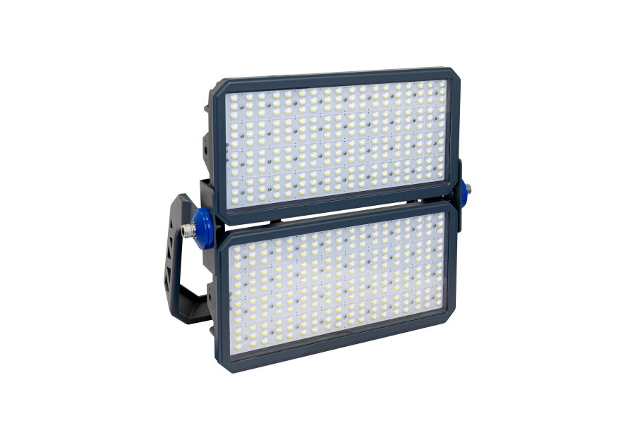 Professional LED floodlights, 2 modules asymmetrical optics IP66
