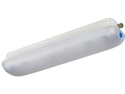 LED light fixtures in painted AISI 316L stainless steel, lenght 650 mm IP66/IP67