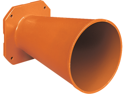 Directional horn for sirens