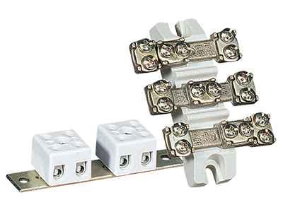 CONTACT Terminal blocks in ceramics from 6 sq mm to 300 sq mm