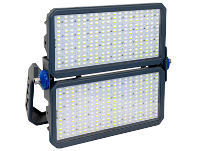 DARWIN floodlights in aluminium alloy from 60000lm up to 195000lm, IP66