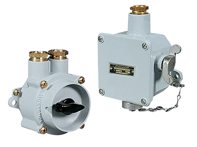 NAVE UNAV Interlocked socket-outlets and control devices in painted solid brass, IP66